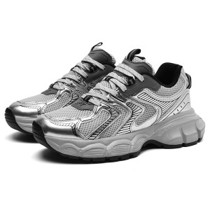 High-End Dad Sneakers, Versatile Casual Mesh Breathable Shoes