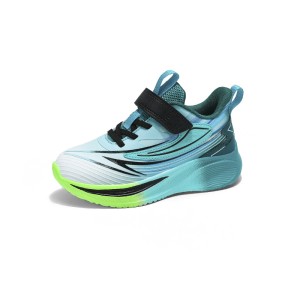 Kids Gradient Running Shoes Anti-Slip Cushioning Lightweight Sports Sneakers