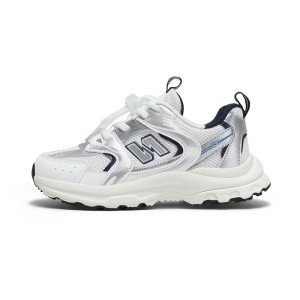 Convenient Elastic Closure Fashionable Kids Sneakers, Lightweight Soft Sole Sports Shoes