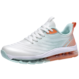 Spring/Summer Sports Casual Trendy Shoes, Full-Length Air Cushion Running Sneakers, Flyknit Breathable, 3 Colors
