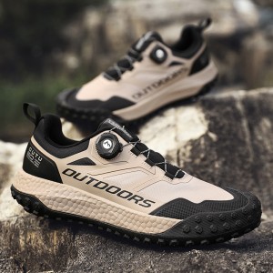 Western Camel Outdoor Shoes with Cushioning and Breathability
