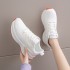 Breathable minimalist flyknit shoes casual women's running shoes