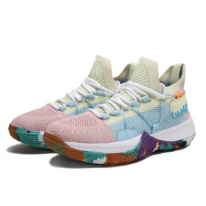 High-Quality Basketball Shoes with MD Popcorn Rubber Combo Sole, Produces Sound