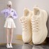 Breathable minimalist flyknit shoes casual women's running shoes