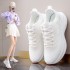 Breathable minimalist flyknit shoes casual women's running shoes