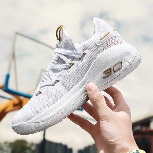 High-quality cushioning flyknit basketball shoes with MD+ rubber sole