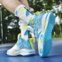Breathable colorful mesh basketball sneakers