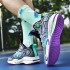 Breathable colorful mesh basketball sneakers