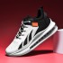 2024 Patent New Flyknit Plus-Size Wear-Resistant Anti-Slip Semi-Air Cushion Breathable Casual Running Shoes