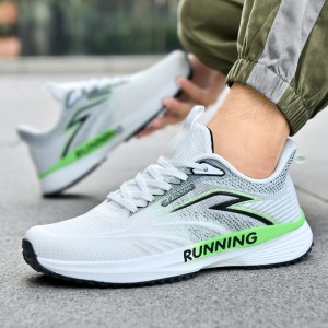 High-elastic flyknit carbon plate soft sole fitness test side shoes