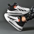 2024 Patent New Flyknit Plus-Size Wear-Resistant Anti-Slip Semi-Air Cushion Breathable Casual Running Shoes