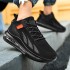 2024 Patent New Flyknit Plus-Size Wear-Resistant Anti-Slip Semi-Air Cushion Breathable Casual Running Shoes