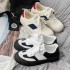 Celebrity Style Niche Puffy Shoes, Chinese Trend Low-Top Men’s Casual Sneakers