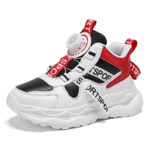 Autumn Mid-Cut Big Youth Student Running Shoes