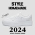 Second-Layer Leather Fashion Casual Sneakers