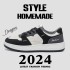 Second-Layer Leather Fashion Casual Sneakers