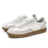 Four-Season Pigskin Retro Trainer Shoes - Vintage Style Sneakers