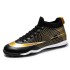Electroplated Leather Upper Youth Training Football Shoes