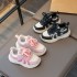 New Arrival Waterproof Leather Upper Children's Fashion Velcro Casual Sports Shoes