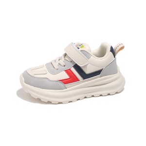 Waterproof Leather Upper Children's Fashion Minimalist Lightweight Casual Sports Shoes for Autumn
