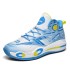 Breathable colorful mesh basketball sneakers