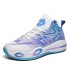 Breathable colorful mesh basketball sneakers