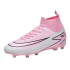 New Arrival Assassin European Cup Pink Long Studs and Shredded Studs Soccer Shoes