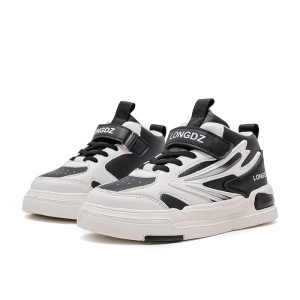 Best-Selling High-Top Canvas Shoes for Children (Boys and Girls) with Leather Upper, for Autumn and Winter, Fashionable and Trendy